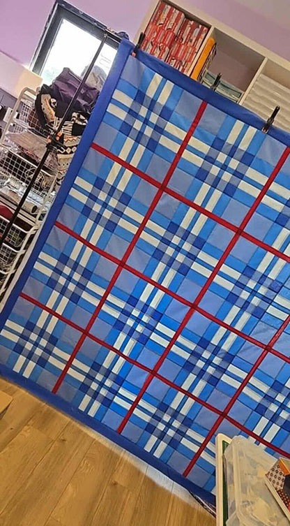 "Perfectly Plaid" Twin Quilt For Flannel Shirt Lovers - TR25
