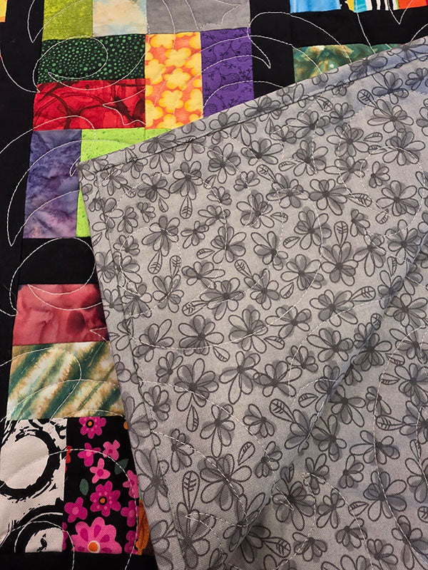 "Brick By Brick" Colourful Twin XL Quilt - TR39