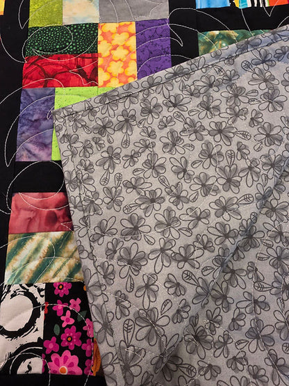 "Brick By Brick" Colourful Twin XL Quilt - TR39